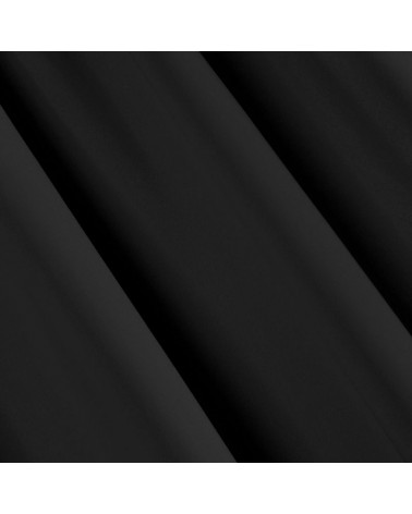 Zasłona zaciemniająca 140x175 Logan czarna z przelotkami