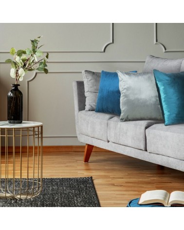 Poszewka velvet 40x40 Samanta pudrowa