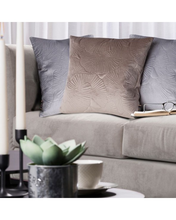 Poszewka 45x45 Velvet 58J srebrna