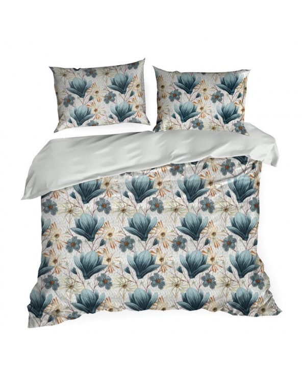 Pościel makosatyna bawełniana 160x200 + 2x70x80 Monte 2