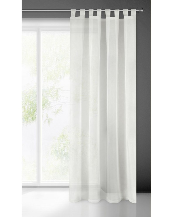 Firana 140x250 Lucy kremowa na szelkach