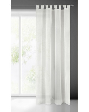 Firana 140x250 Lucy kremowa na szelkach