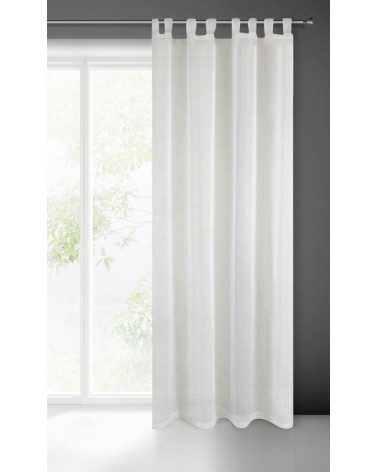 Firana 140x250 Lucy kremowa na szelkach