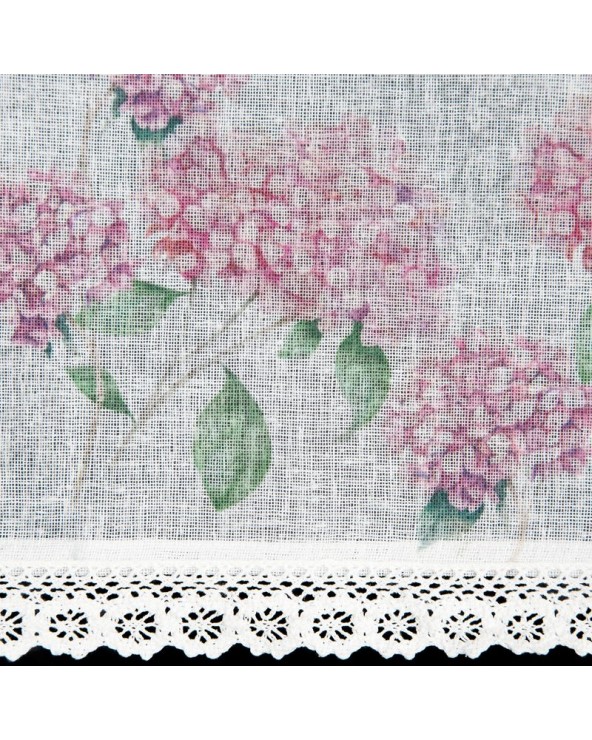 Zazdrostka z koronką 30x150 Mona biała/różowa