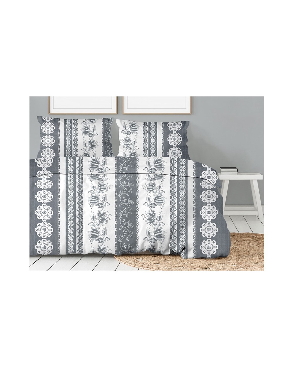 Pościel bawełniana Bielbaw 160x200 + 2x70x80 Elegancka