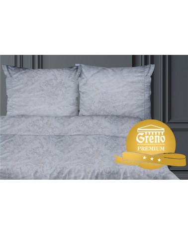 Poszwa Adamaszek Wenecki 160x200 Popiel Luxury Premium