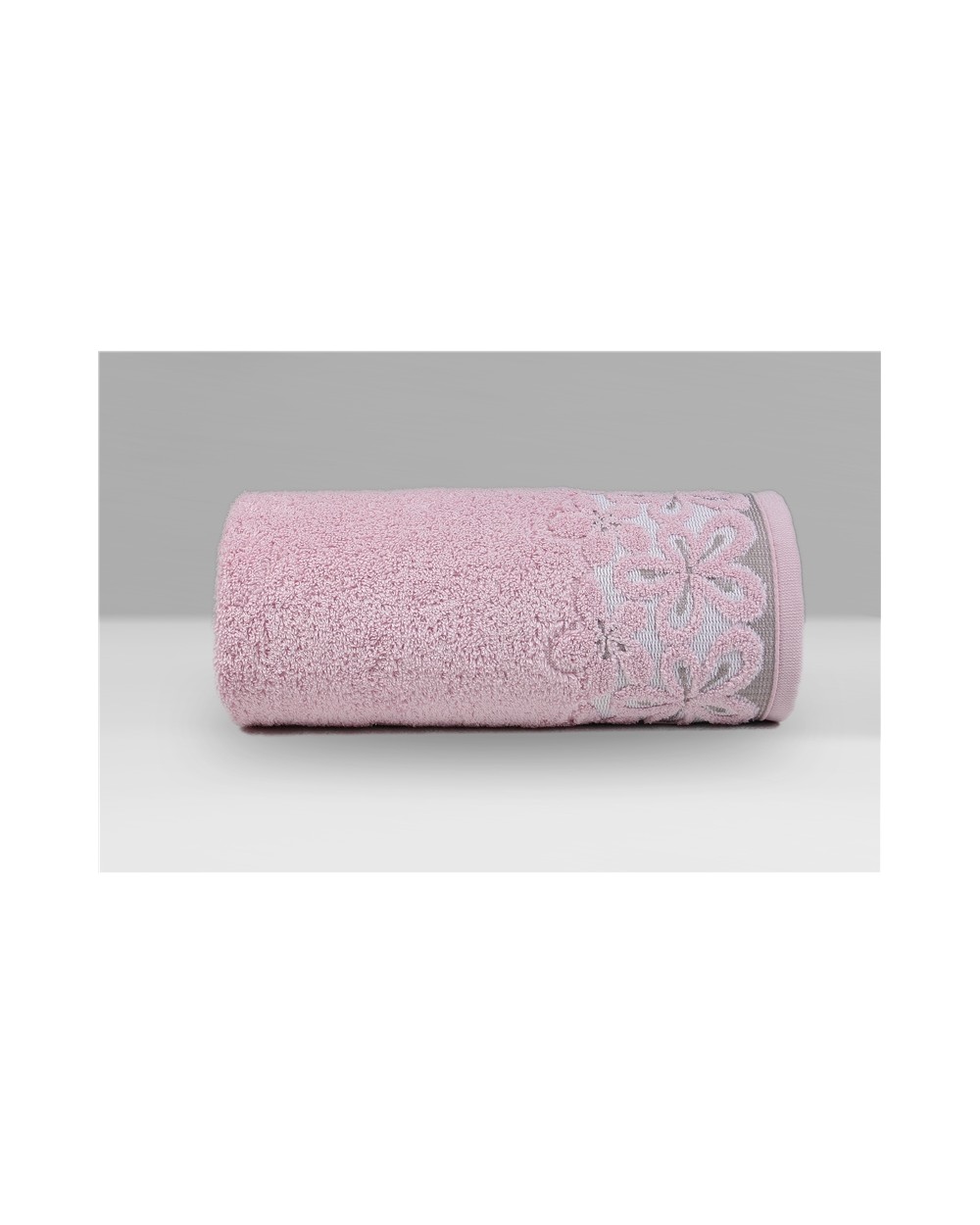 Ręcznik mikrobawełna 30x50 Bella różany