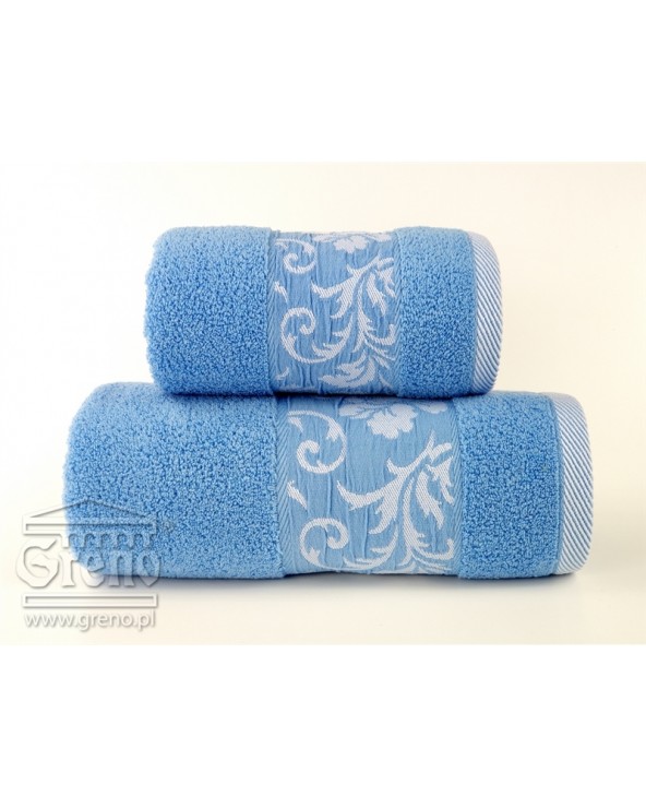 Ręcznik mikrobawełna 70x140 Glamour Błękit Lata