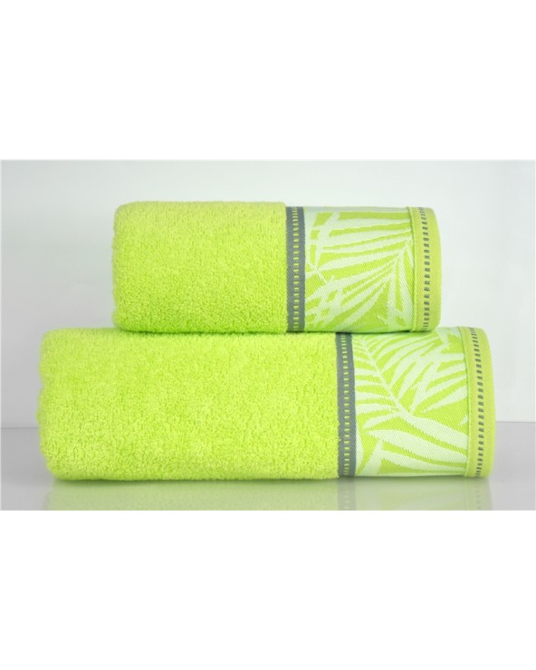 Ręcznik mikrobawełna 70x130 Palms zielony