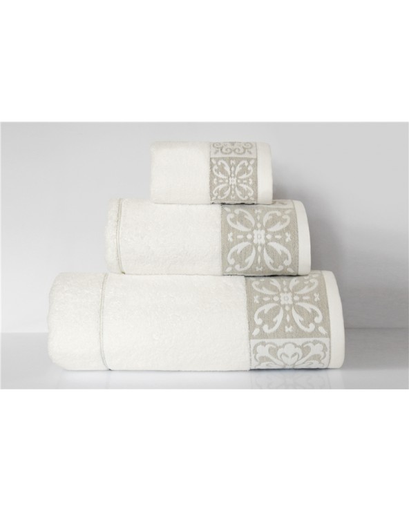 Ręcznik bawełna egipska 30x50 Portugal kremowy