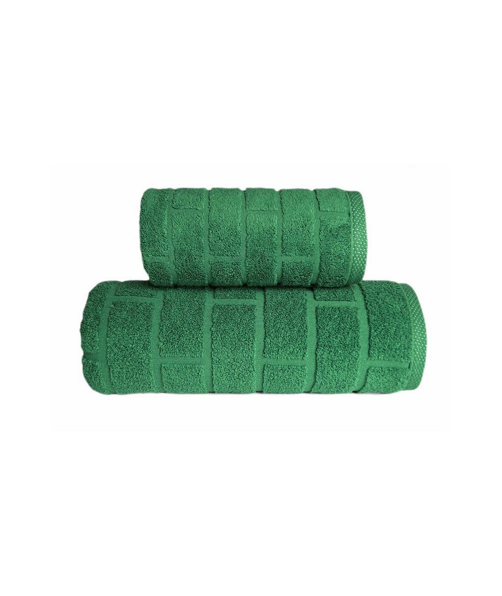 Ręcznik Brick mikrobawełna 50x90 Zielony