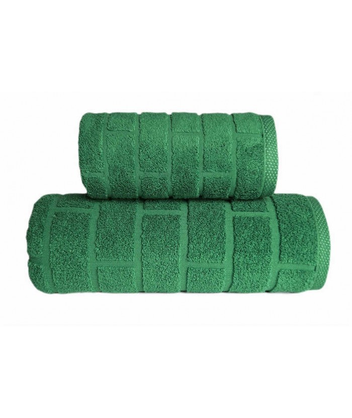 Ręcznik Brick mikrobawełna 70x140 Zielony
