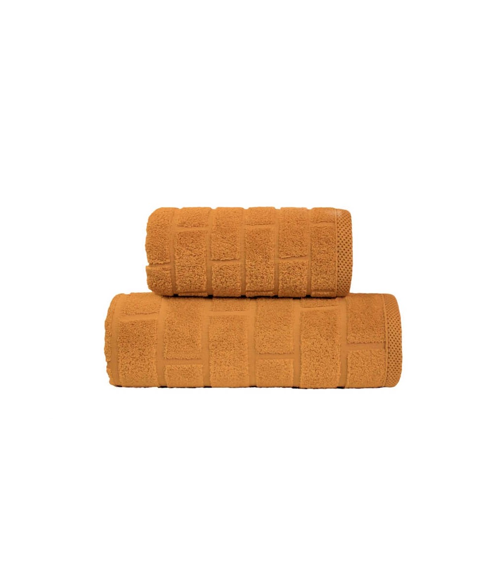 Ręcznik Brick mikrobawełna 70x140 Kurkuma