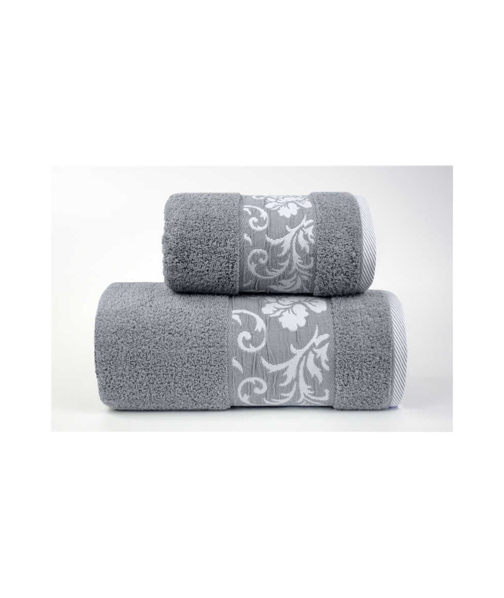 Ręcznik mikrobawełna Glamour 70x140 Jasny popiel
