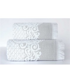Ręcznik bawełniany French 30x50 Biały