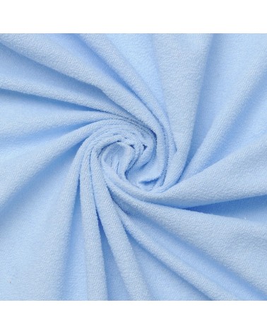 Prześcieradło frotte 140x200 z gumką błękitne Classic Matex