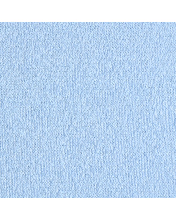 Prześcieradło frotte 140x200 z gumką błękitne Classic Matex
