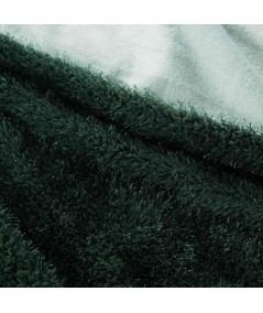 Koc futrzany narzuta Oriana 170x210 ciemny zielony