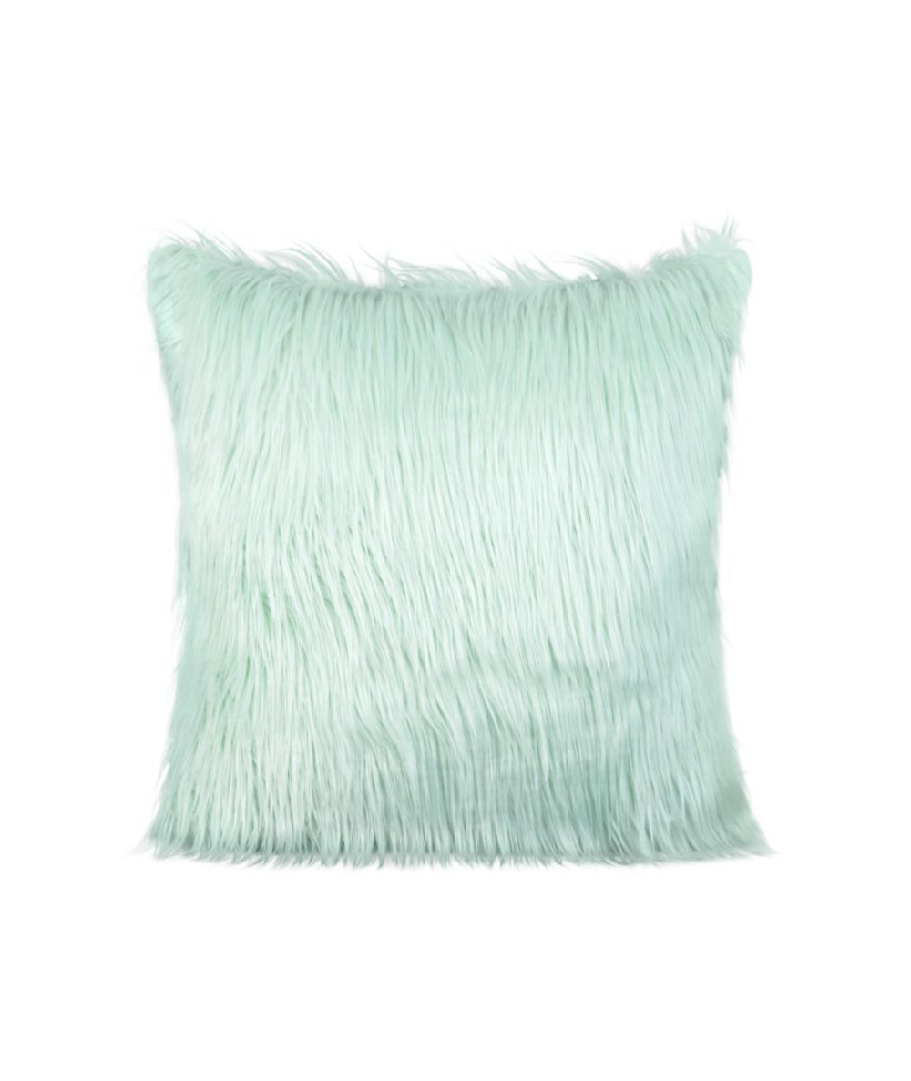 Poszewka futrzana Furbi 819 45x45 jasna mięta