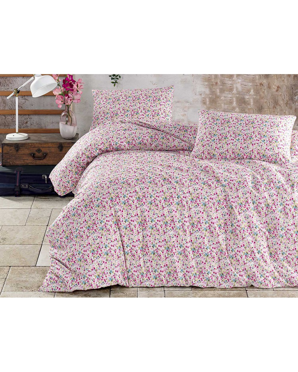 Pościel bawełniana 200x220 + 2x70x80 Daisy Exclusive