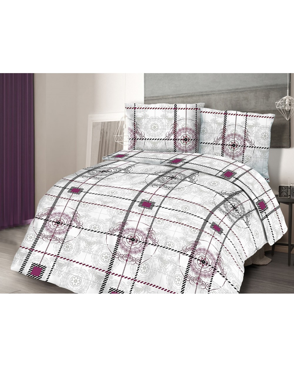 Pościel flanela bawełniana 200x220 + 2x70x80 31456/1