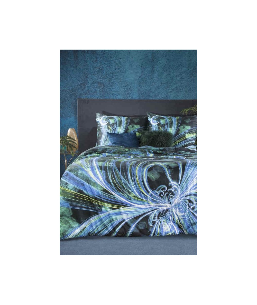 Pościel makosatyna bawełniana Eva Minge Emera 160x200 + 2x70x80 z zamkiem