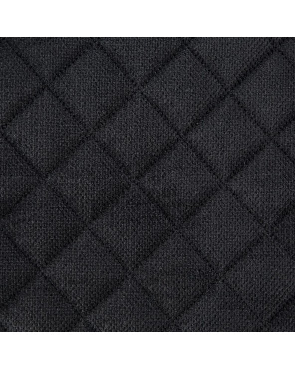 Narzuta velvet 170x210 Milo czarna