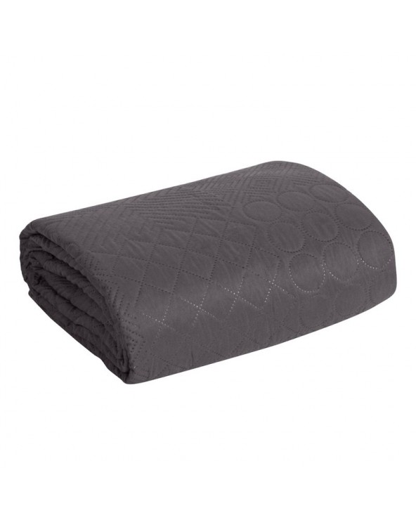 Narzuta mikrofibra 200x220 Boni 5 grafitowa