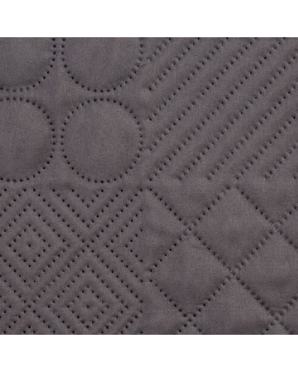 Narzuta mikrofibra 200x220 Boni 5 grafitowa