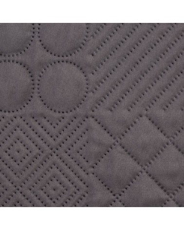 Narzuta mikrofibra 200x220 Boni 5 grafitowa