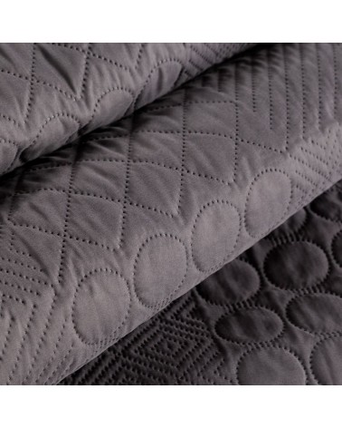 Narzuta mikrofibra 200x220 Boni 5 grafitowa