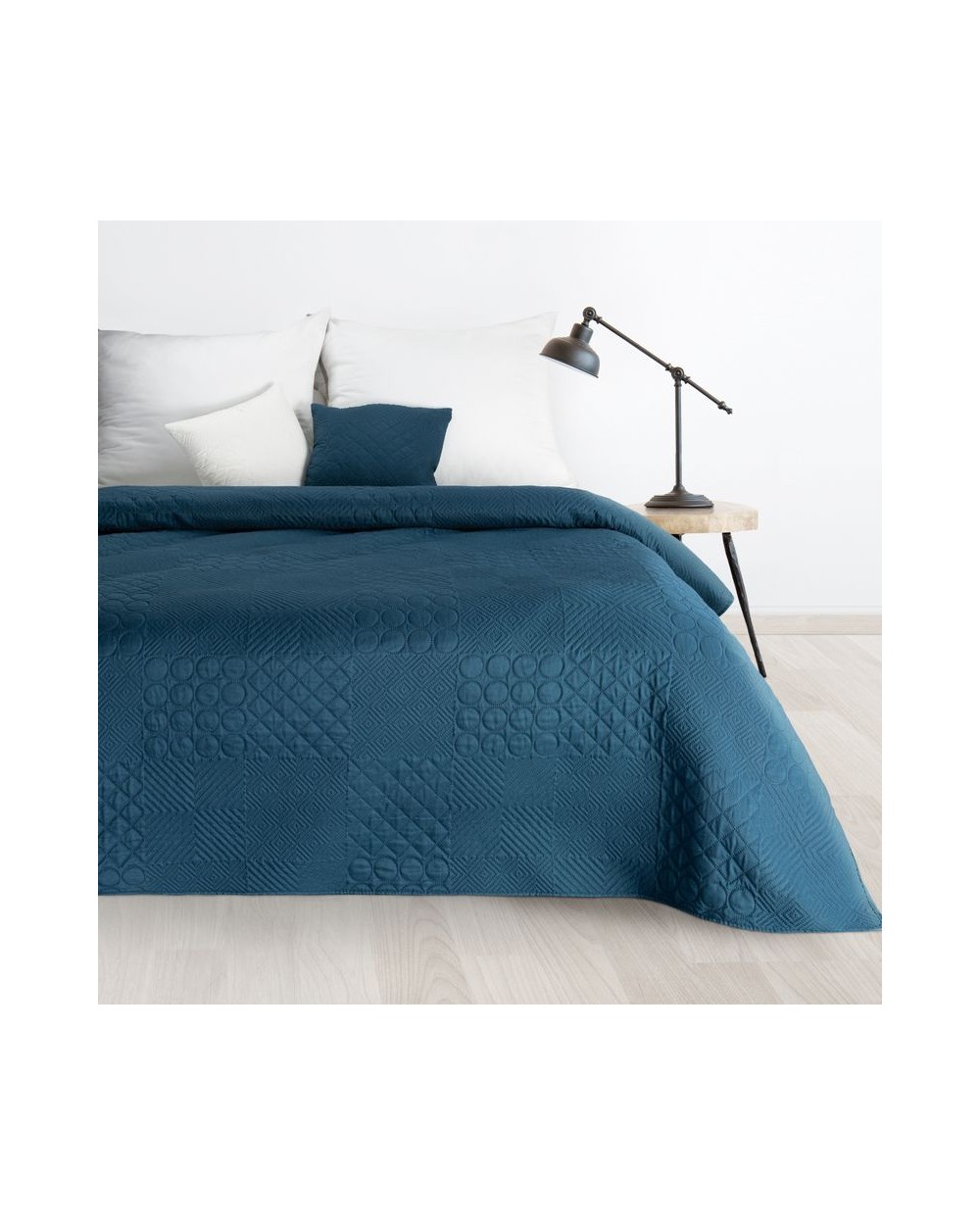 Narzuta mikrofibra 200x220 Boni 5 granatowa