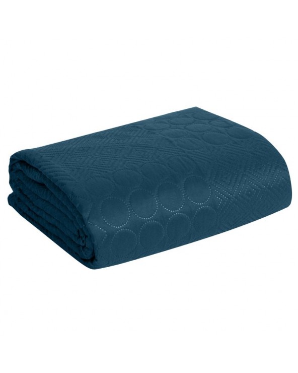 Narzuta mikrofibra 200x220 Boni 5 granatowa