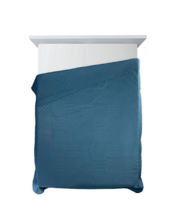 Narzuta mikrofibra 200x220 Boni 5 granatowa