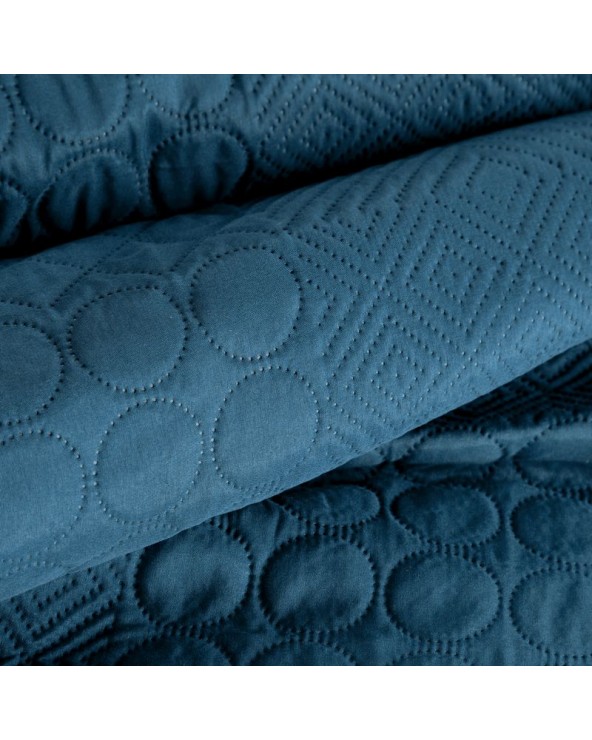 Narzuta mikrofibra 200x220 Boni 5 granatowa