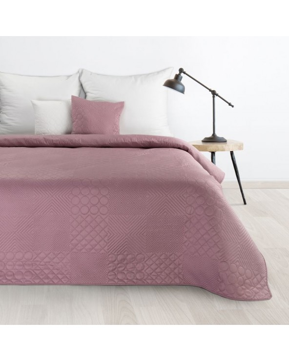 Narzuta mikrofibra 200x220 Boni 5 rózowa