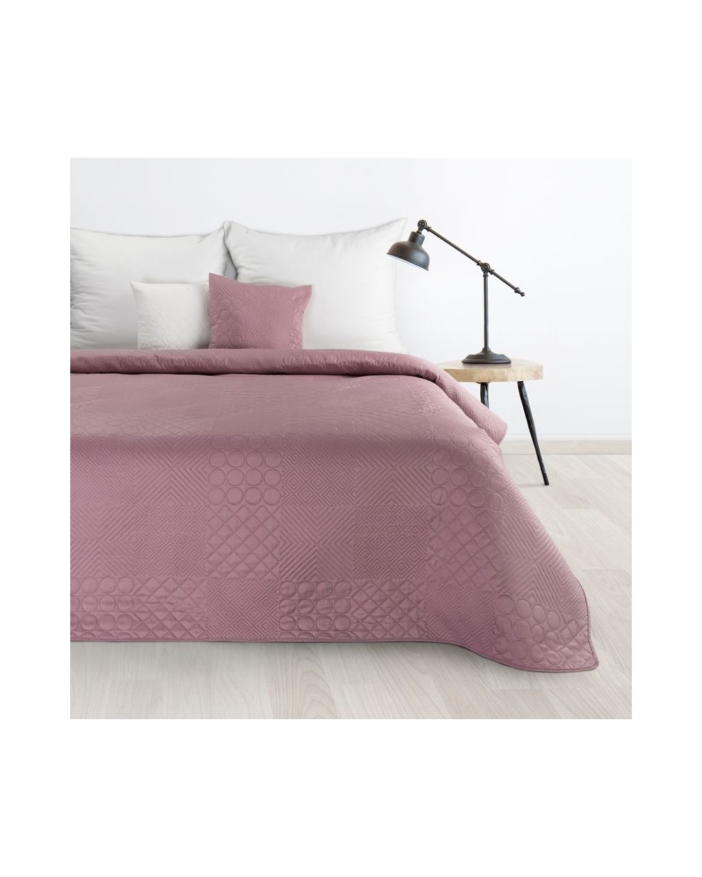 Narzuta mikrofibra 200x220 Boni 5 rózowa