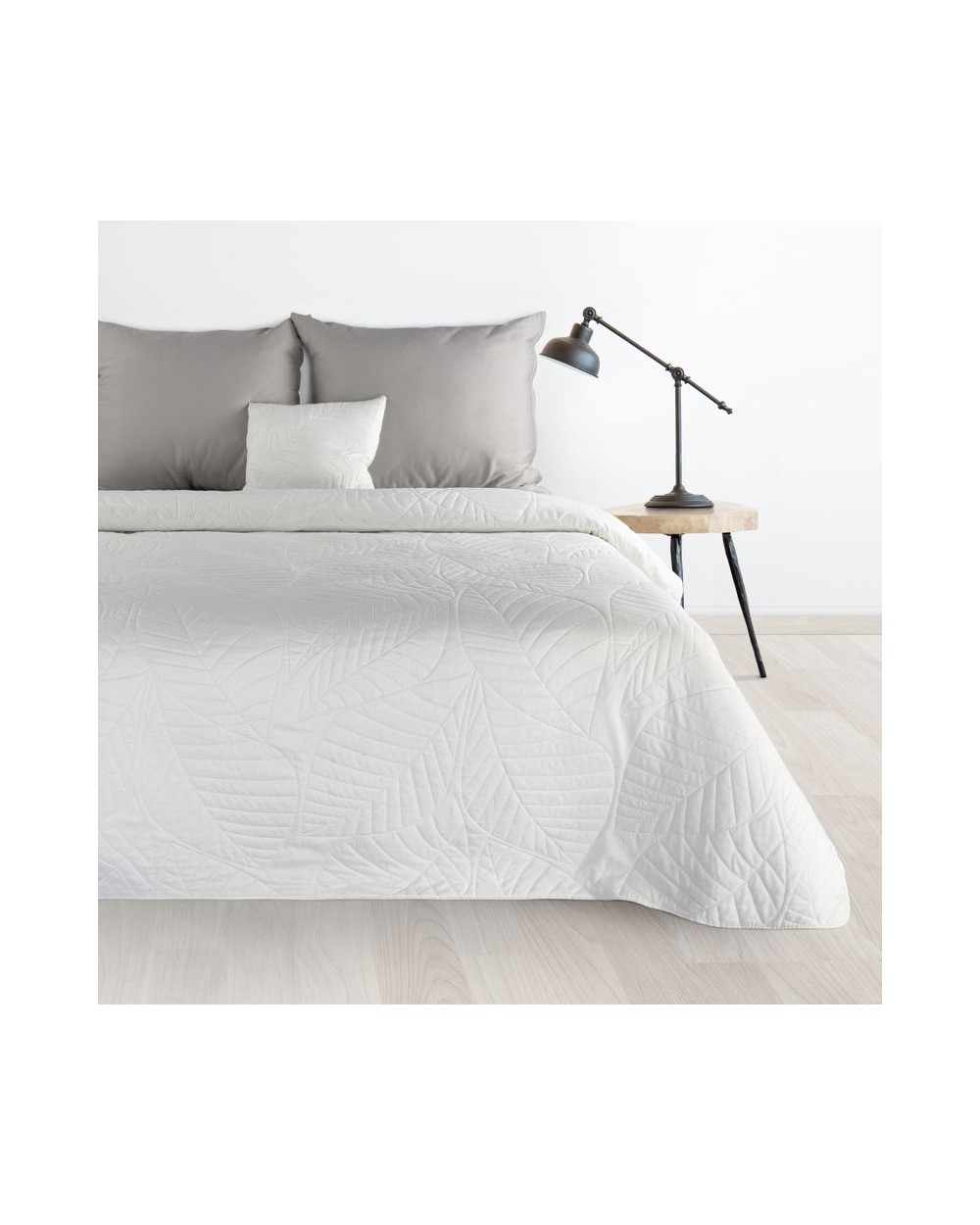 Narzuta mikrofibra 220x240 Boni 6 biała