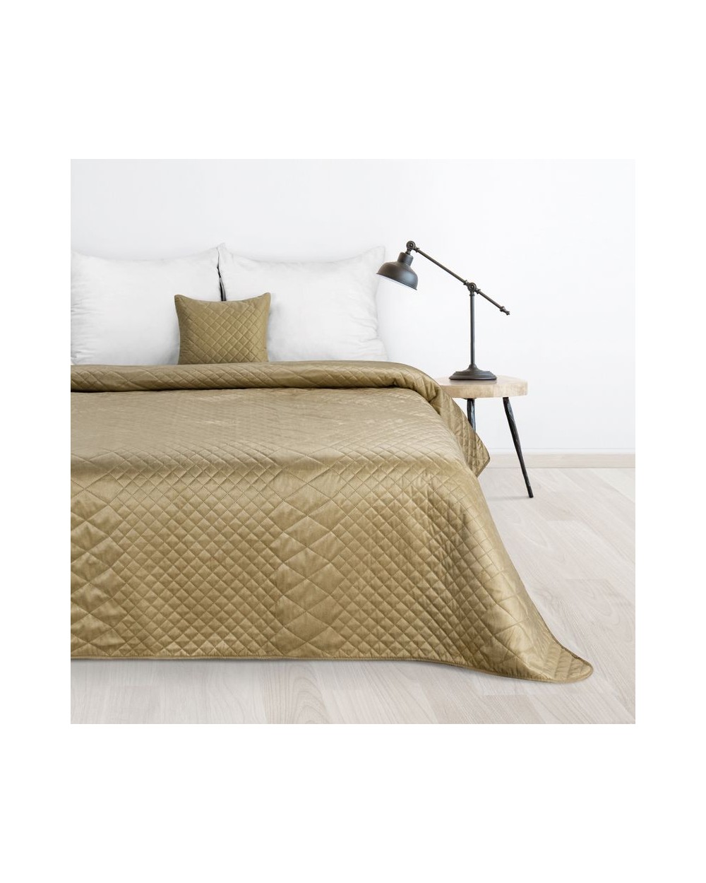 Narzuta velvet 170x210 Luiz 3 beżowa