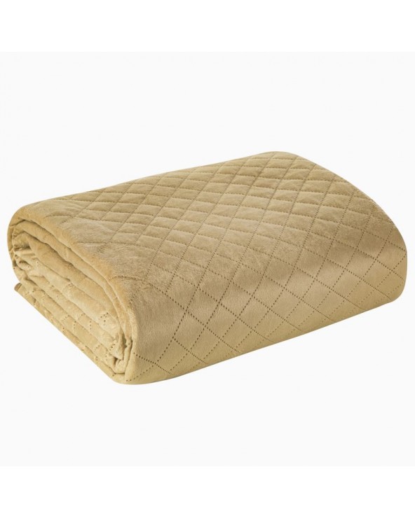 Narzuta velvet 170x210 Luiz 3 beżowa