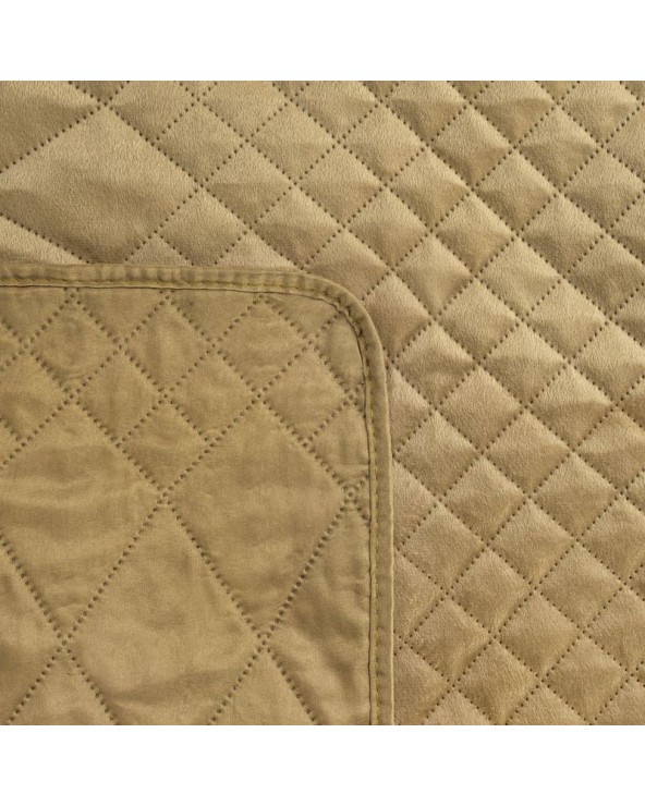 Narzuta velvet 170x210 Luiz 3 beżowa
