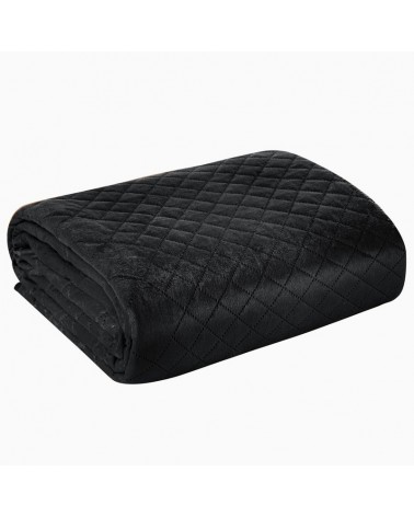 Narzuta velvet 200x220 Luiz 3 czarna