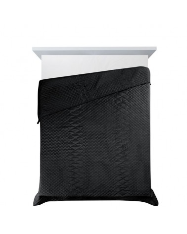 Narzuta velvet 200x220 Luiz 3 czarna