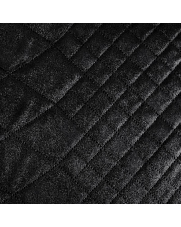 Narzuta velvet 200x220 Luiz 3 czarna