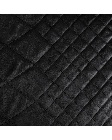 Narzuta velvet 200x220 Luiz 3 czarna