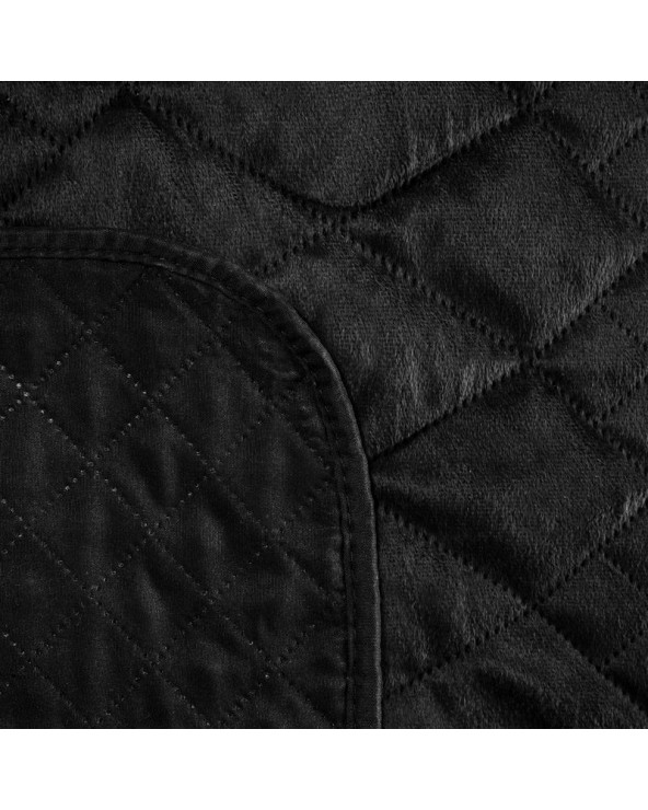 Narzuta velvet 200x220 Luiz 3 czarna
