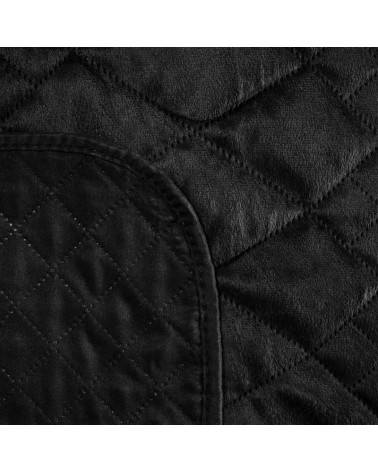 Narzuta velvet 220x240 Luiz 3 czarna