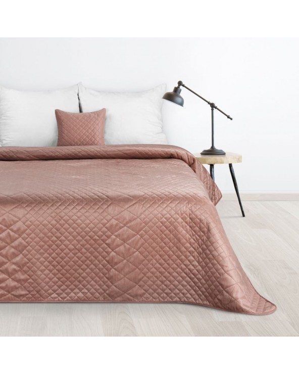 Narzuta velvet 200x220 Luiz 3 różowa