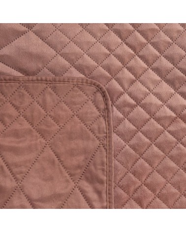 Narzuta velvet 200x220 Luiz 3 różowa