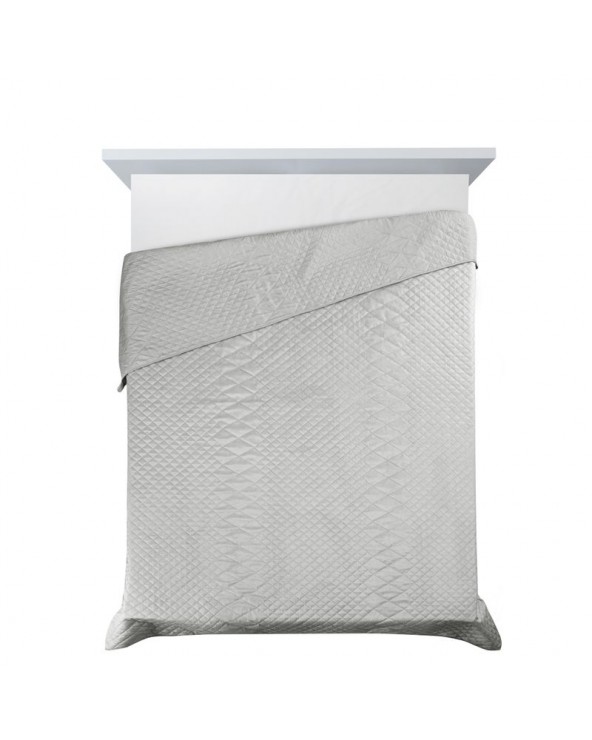 Narzuta velvet 170x210 Luiz 3 srebrna